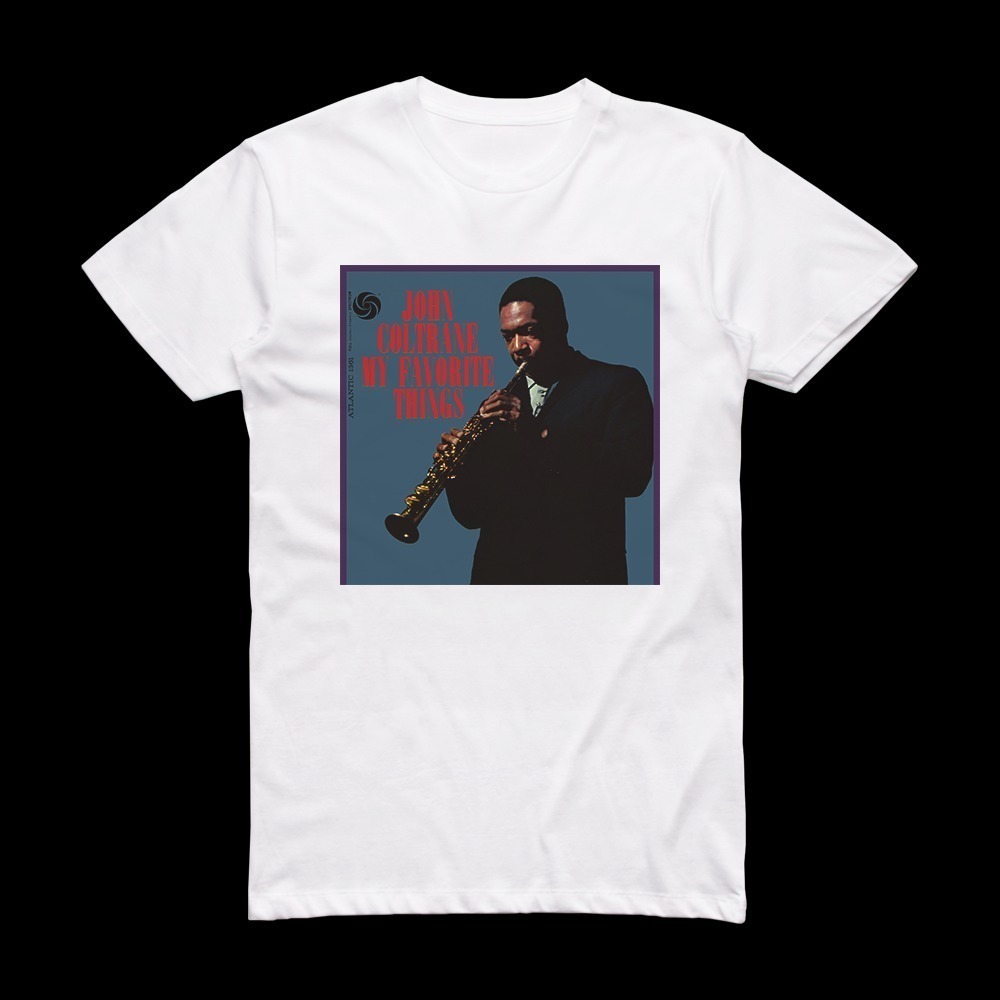 John Coltrane My Favourite Things 3 Album Cover T-Shirt White